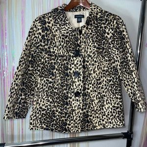Ingredients animal print jacket